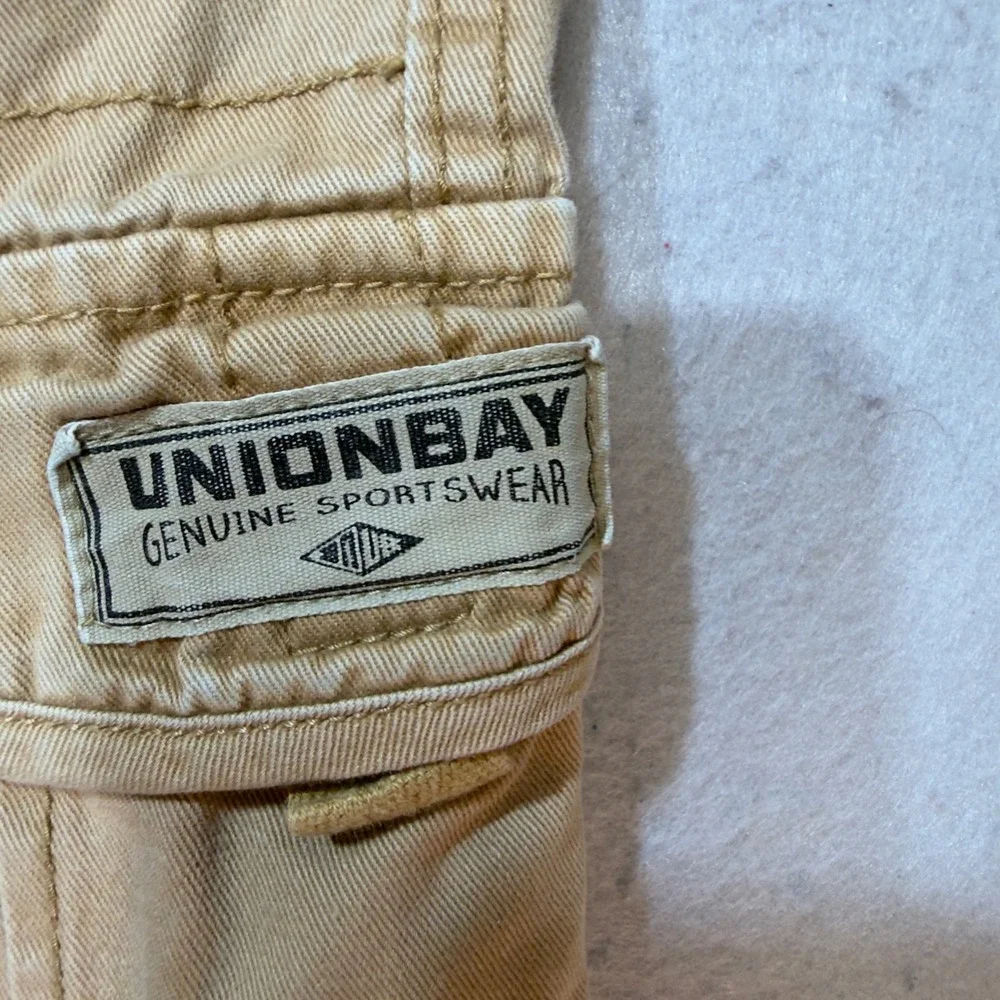 Unionbay Cargo‎ Shorts Mens 38 Tan Khaki Good Cotton Utility Pockets Relaxed